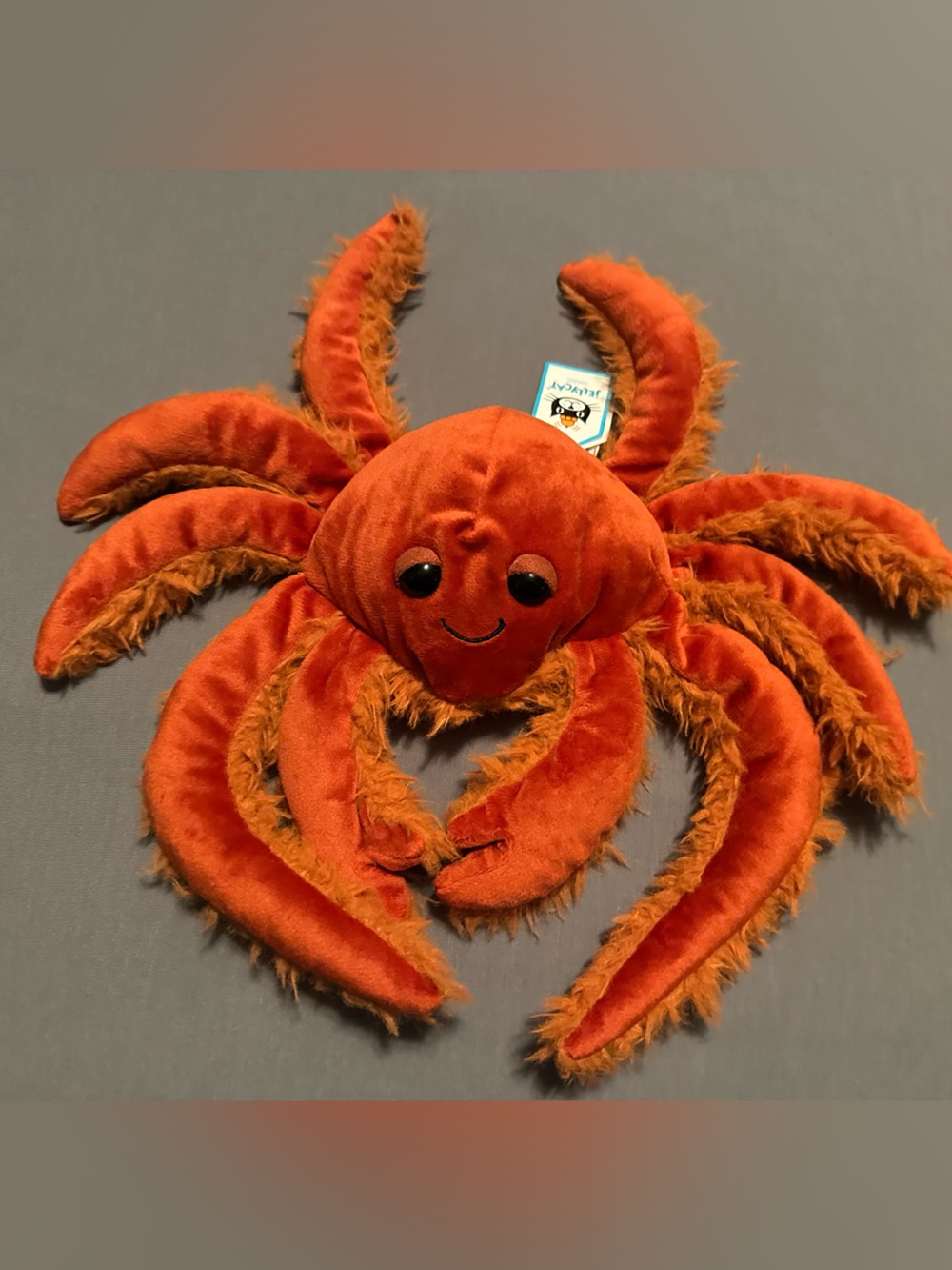 Jellycat Rust Orange Spindleshanks Crab Plush